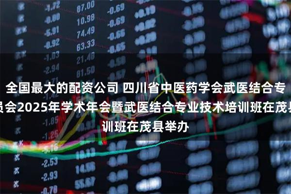 全国最大的配资公司 四川省中医药学会武医结合专业委员会2025年学术年会暨武医结合专业技术培训班在茂县举办
